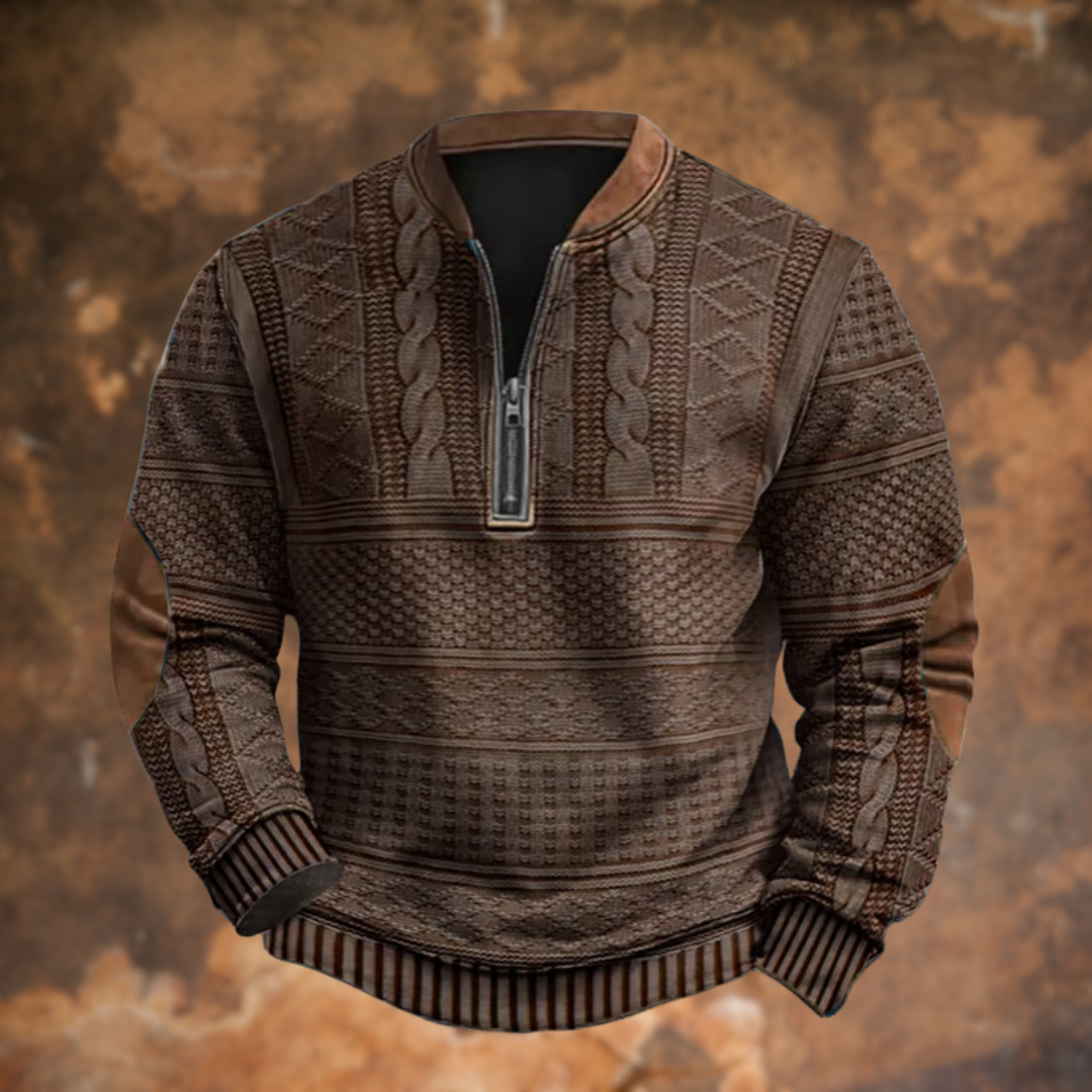 Levi | Pullover mit Reißverschluss – Stilvoller Komfort für Männer
