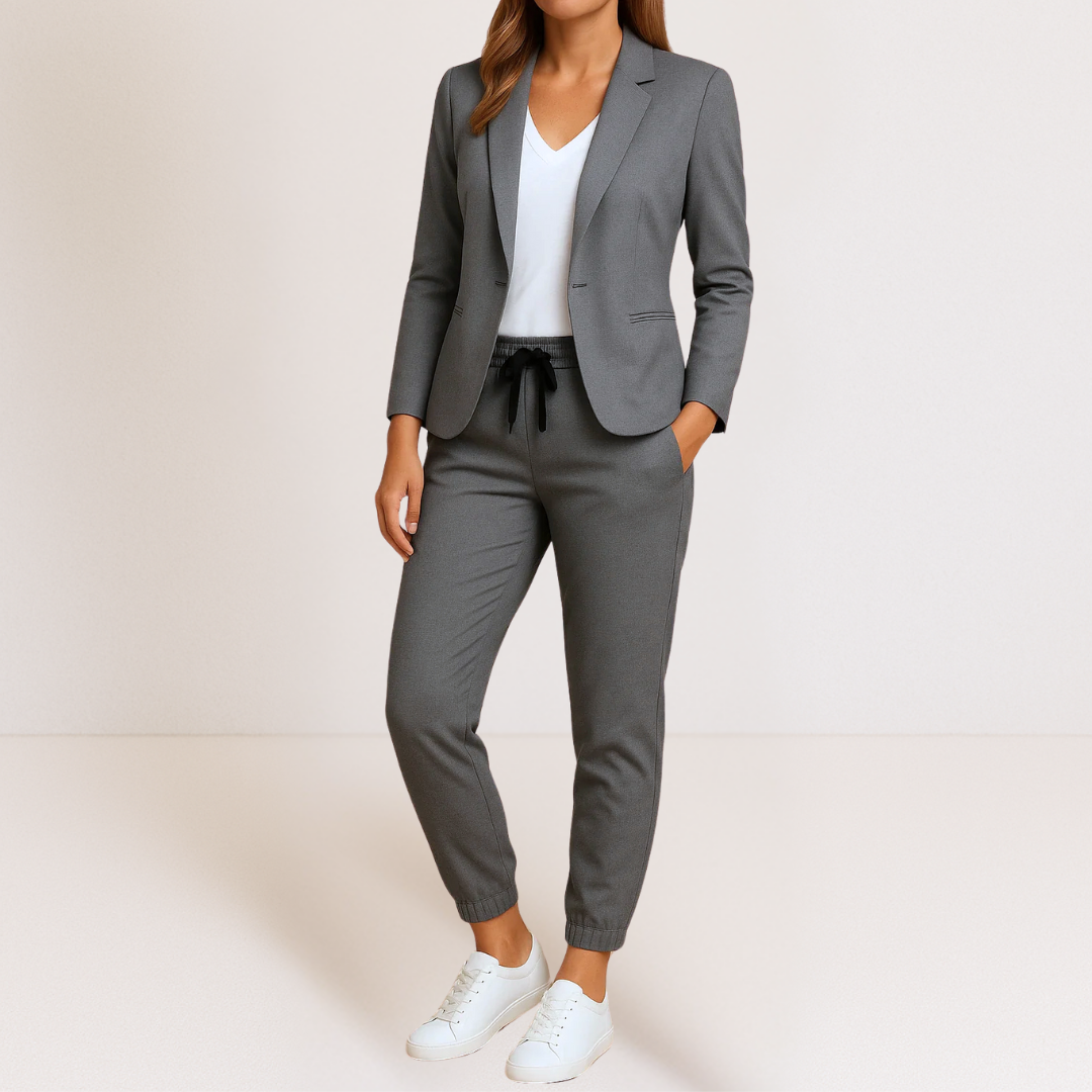 Livia | Modernes Damen Blazer und Jogger Set