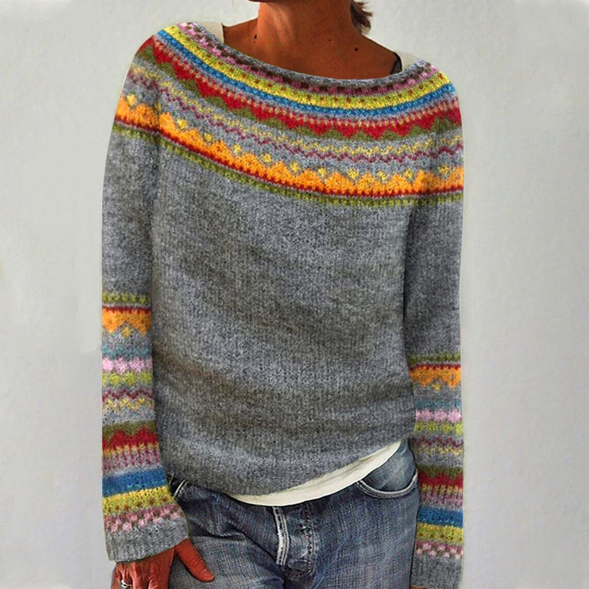 Emma | Gemütlicher und bequemer Damen Strickpullover
