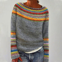 Elizabeth | Elegante und bequeme Damen Strickpullover mit Rundhalsausschnitt