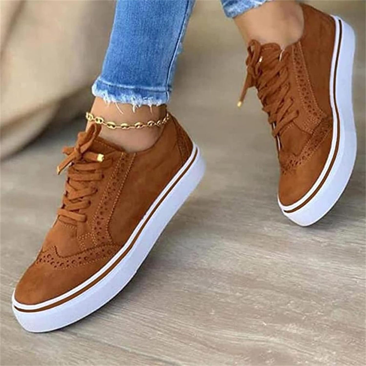 Makayla | Orthopädische Sneakers – Bequeme Lederqualität
