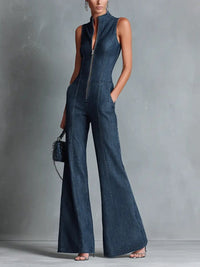 Sandra | Moderner und markanter Damen Jumpsuit mit Reißverschluss