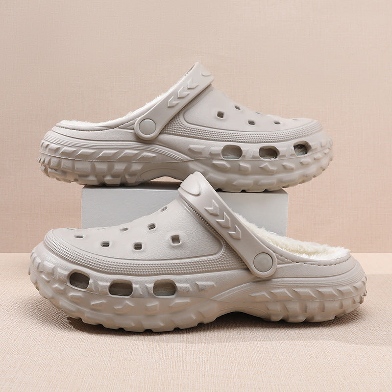 Dominik | Warme Und Gefütterte Herren Fleece Clogs