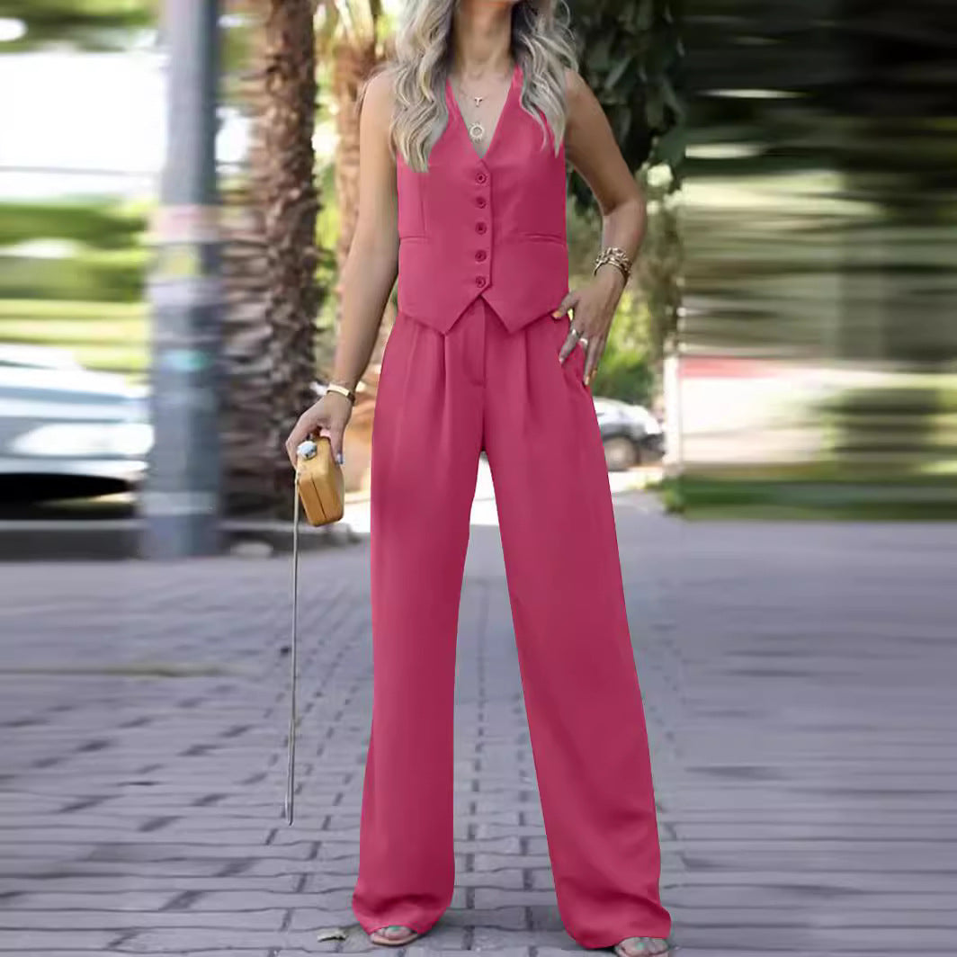 Sandra | Schickes und bequemes Hosenanzug Zweiteiler Set
