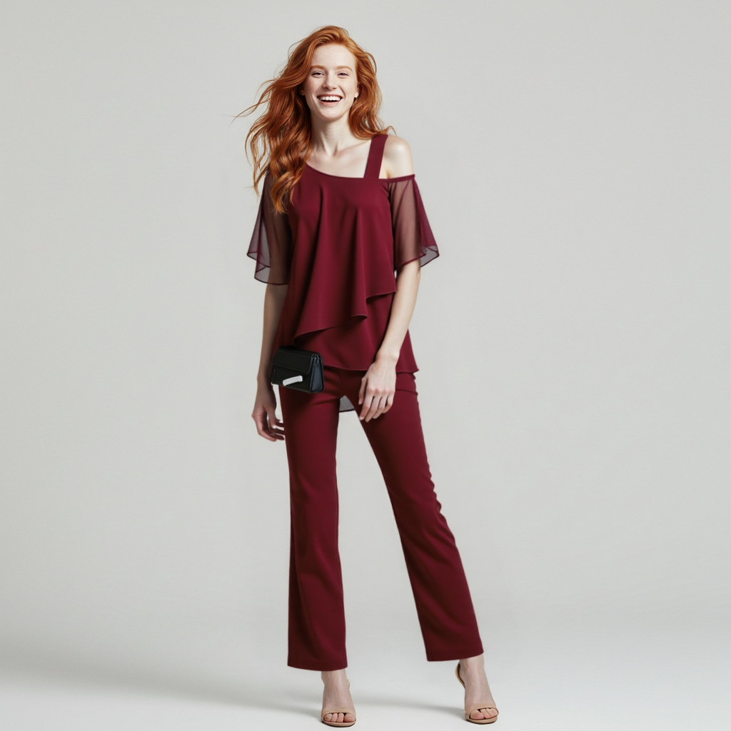 Julia | Elegantes und bequemes zweiteiliges Damen Set
