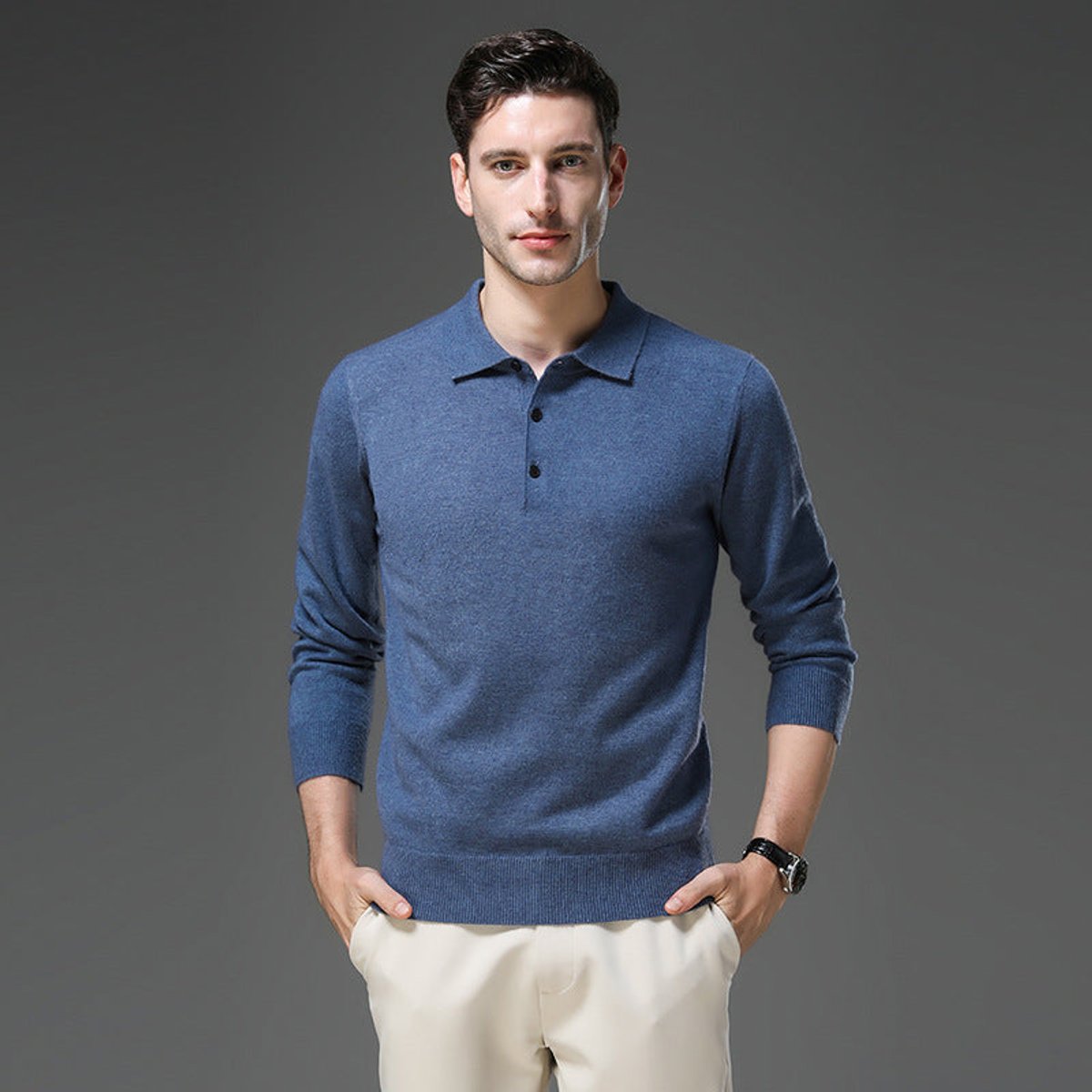 David | Eleganter und moderner Kaschmir Strickpullover