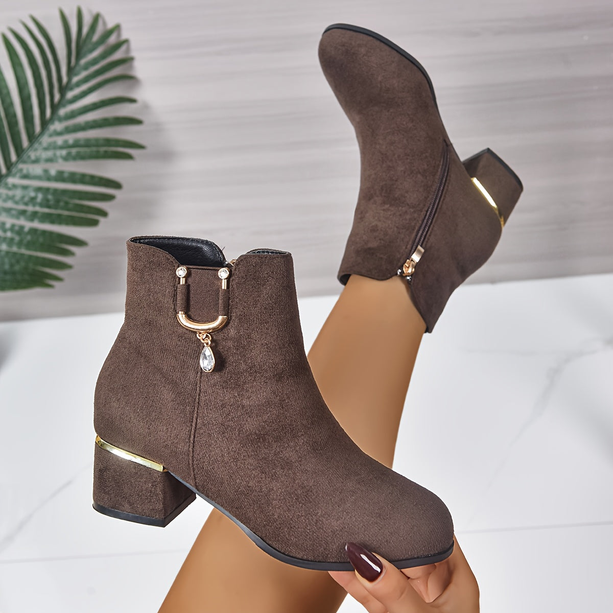 Marisol | Elegante Chelsea Stiefeletten mit Blockabsatz