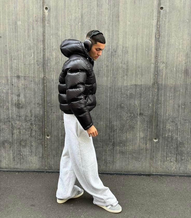 Apex | Puffer Jacket – Quilted Style with Warm Sherpa Lining for Men
