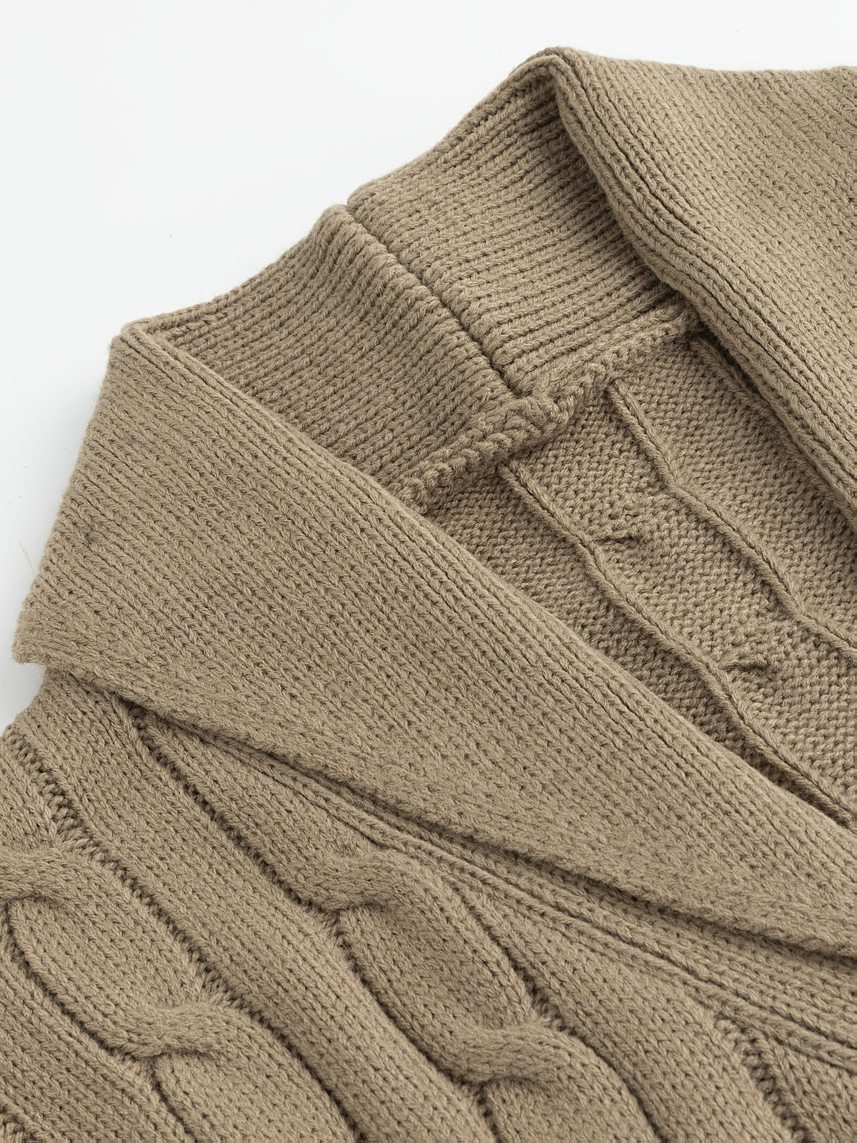Walter | Shawl Collar Cardigan – Timeless Cable Knit Style