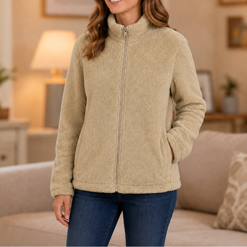 Velora | Fleecejacke mit Stehkragen – Warm und Bequem für Frauen