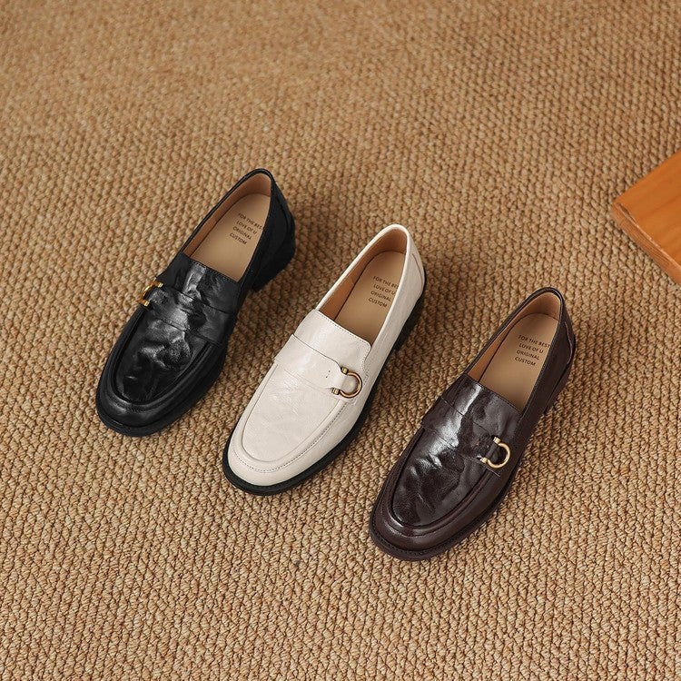 Celia | Leder Loafer mit Horsebit-Akzent für Frauen