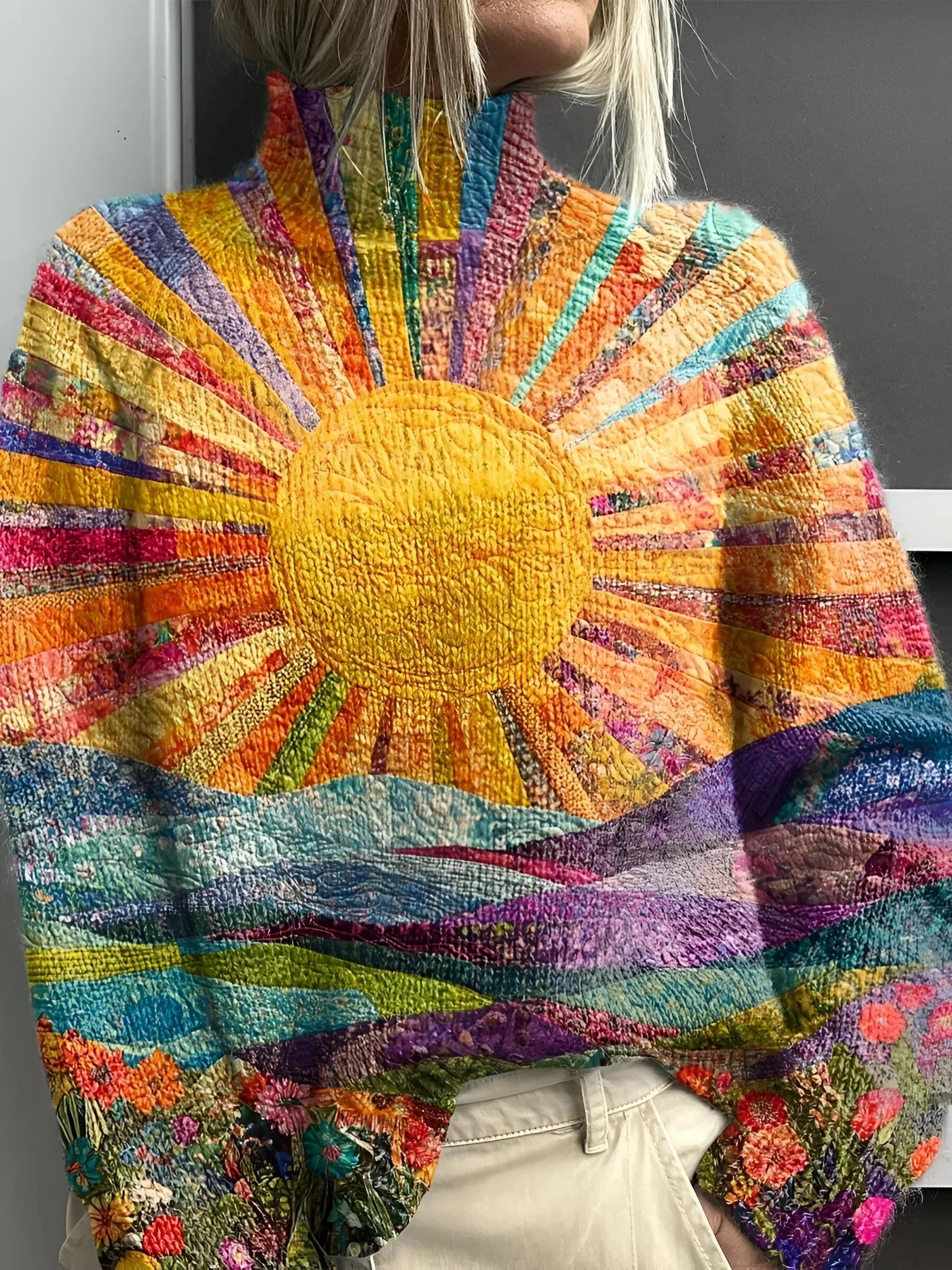 Simone | Turtleneck Sweater – Colorful Design for Women