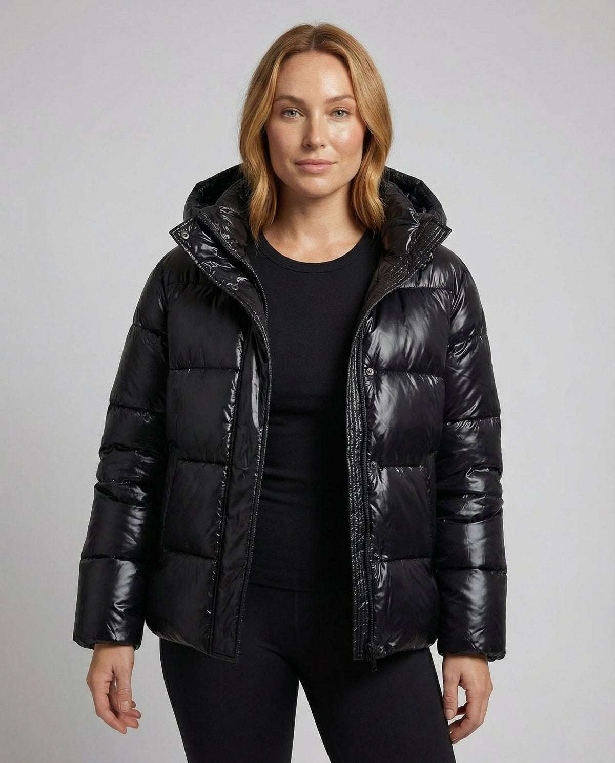 Drune | Damen Steppjacke – Lässiger Loose-Fit mit Kapuze