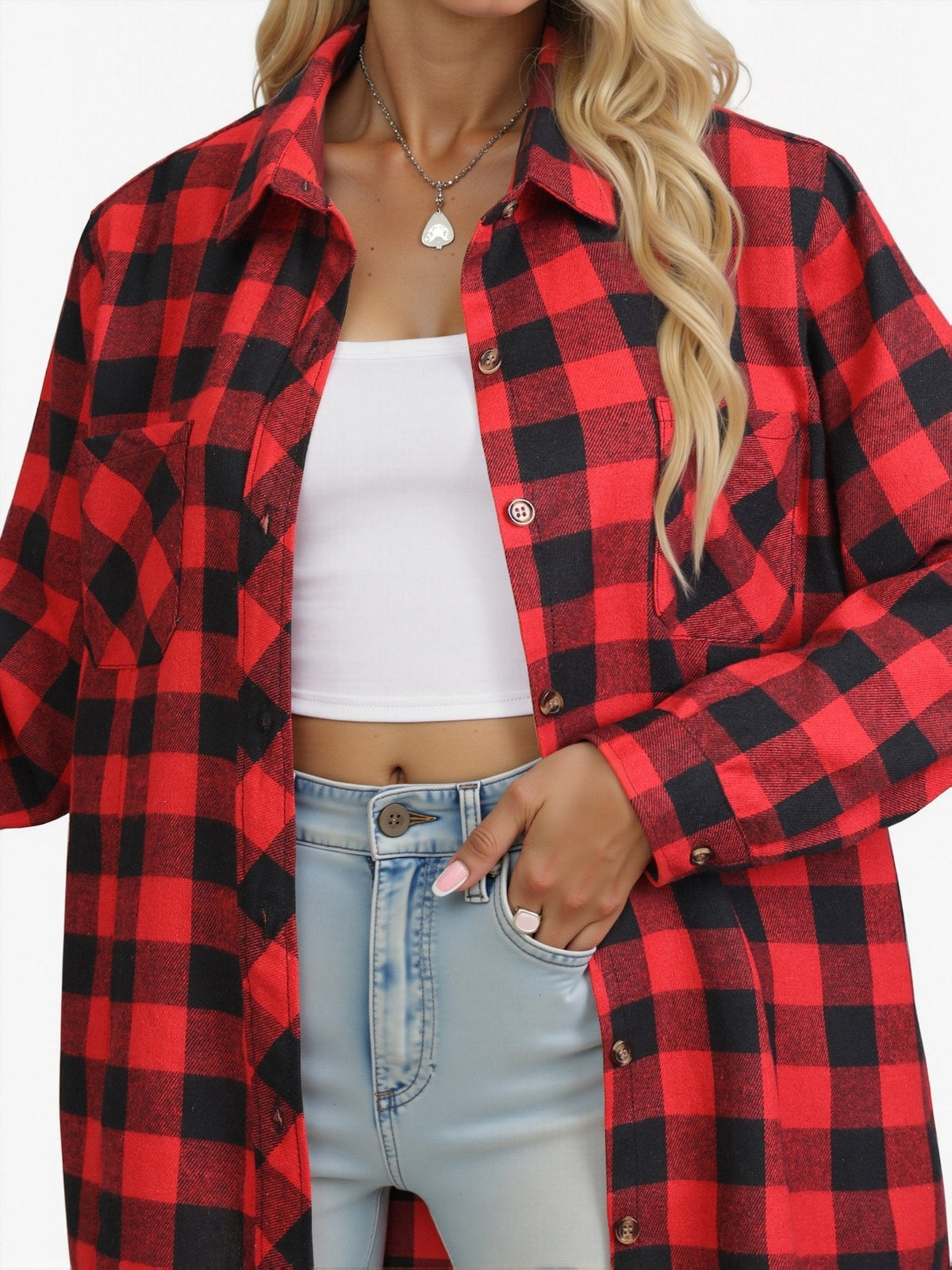 Everly | Buffalo Check Shirt – Cozy and Timeless Style for Women