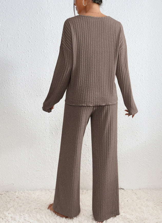 Elisabeth | Bequemes und raffiniertes Strick Zweiteiler Set