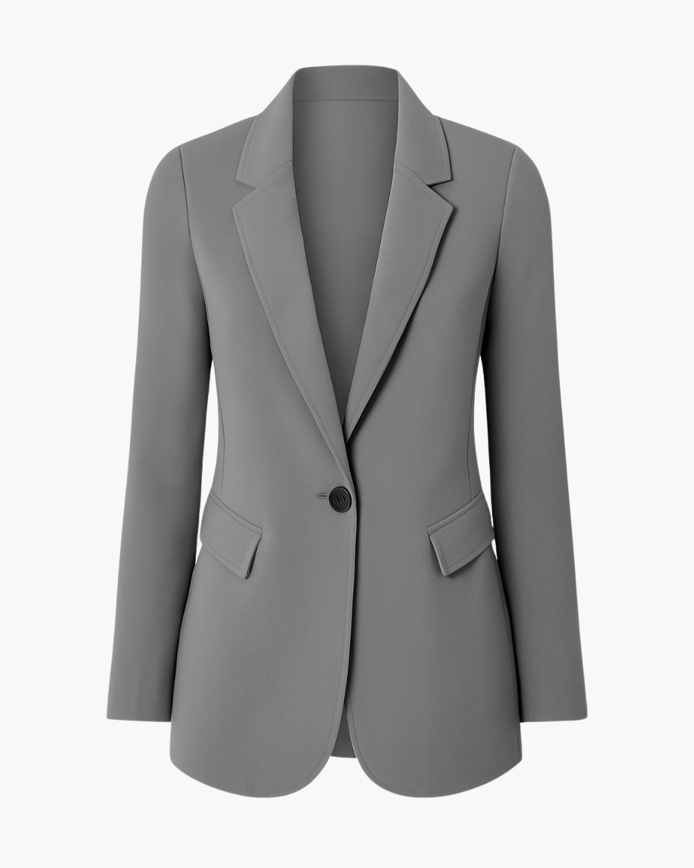 Taillierter Blazer mit Ein-Knopf-Verschluss