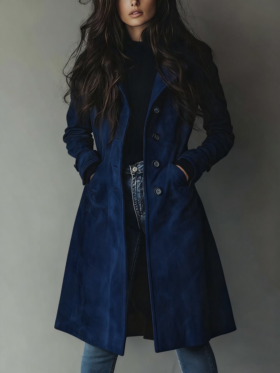 Lucia | Klassischer und langer Damen Trenchcoat