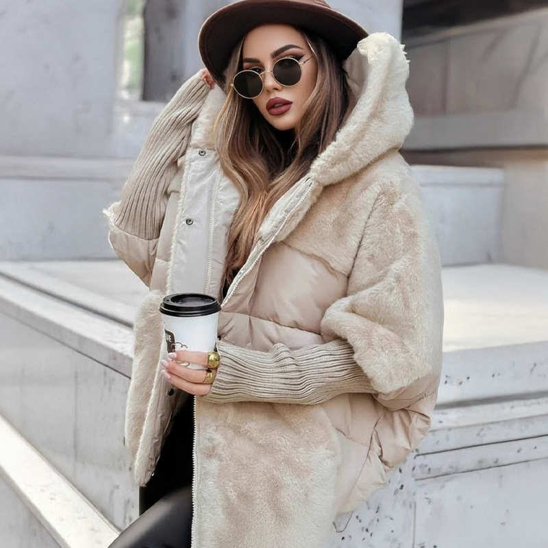 Cozevia | Gequiltede Hooded Jacket – Oversized Fit voor Dames