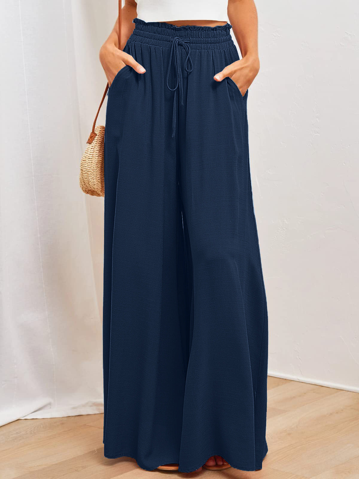 Antonia | Elegante und luftige Weitbein Palazzohose
