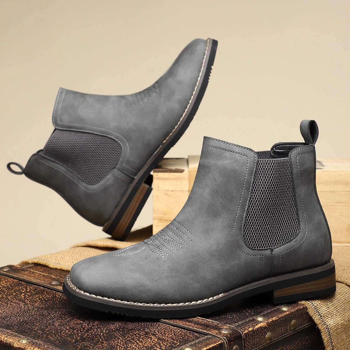Martin | Stilvolle und stützende orthopädische Chelsea HerrenStiefel