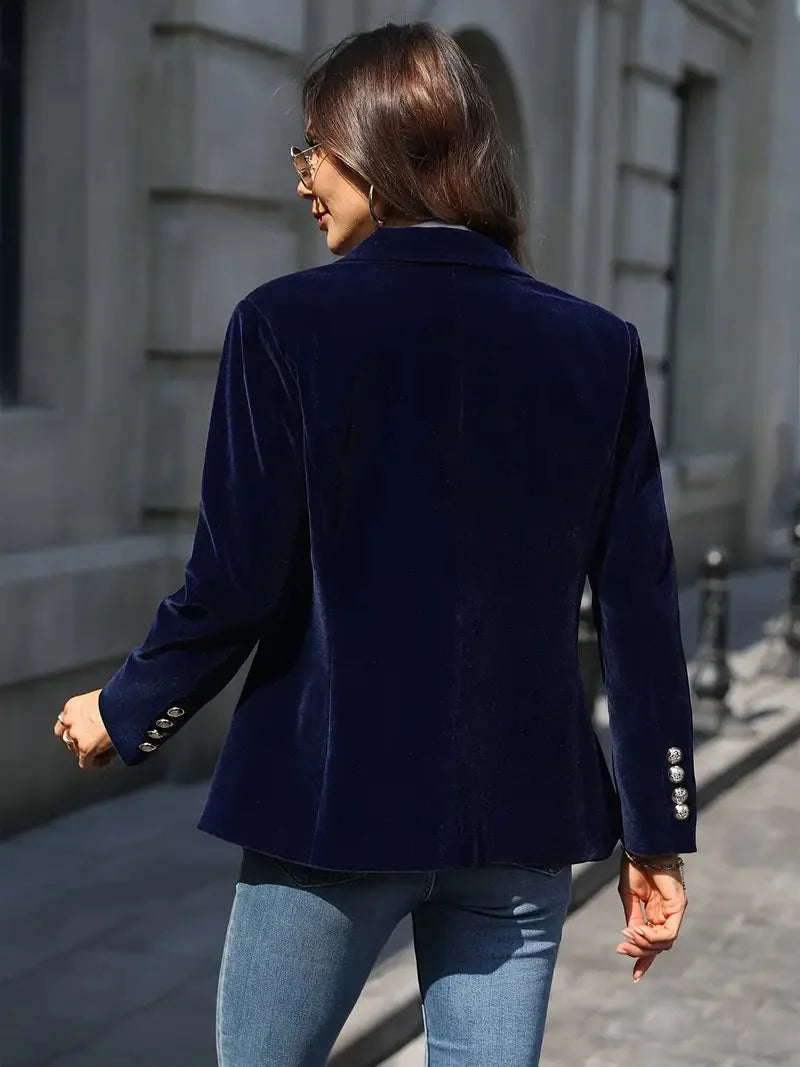 Emma | Edler und Luxuriöser Samt Blazer
