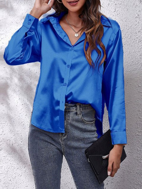 Liora | Seidenhemd – Elegantes Langarmdesign für Frauen