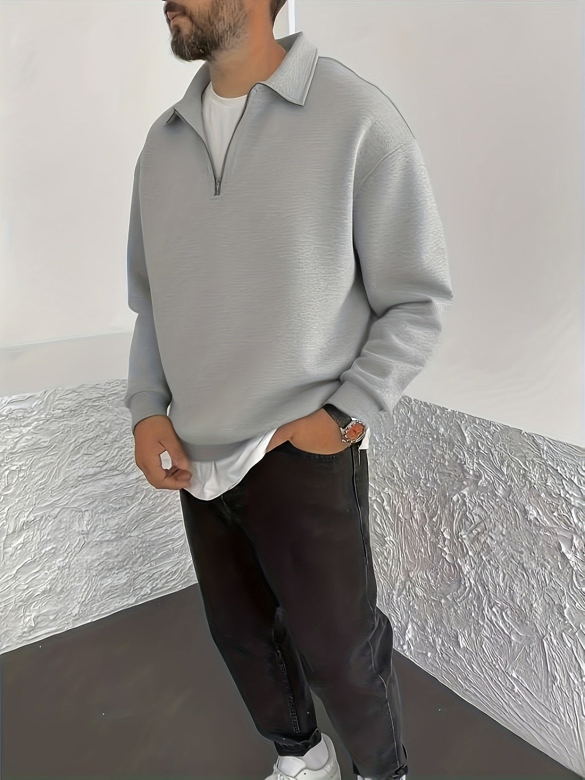 Nexus | Half-Zip Sweatshirt – Cozy Style for Everyday Wear