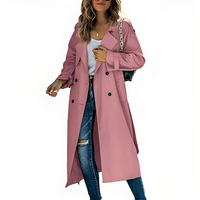 Sophia | Schicker und lässiger doppelter Knopfleiste Trenchcoat