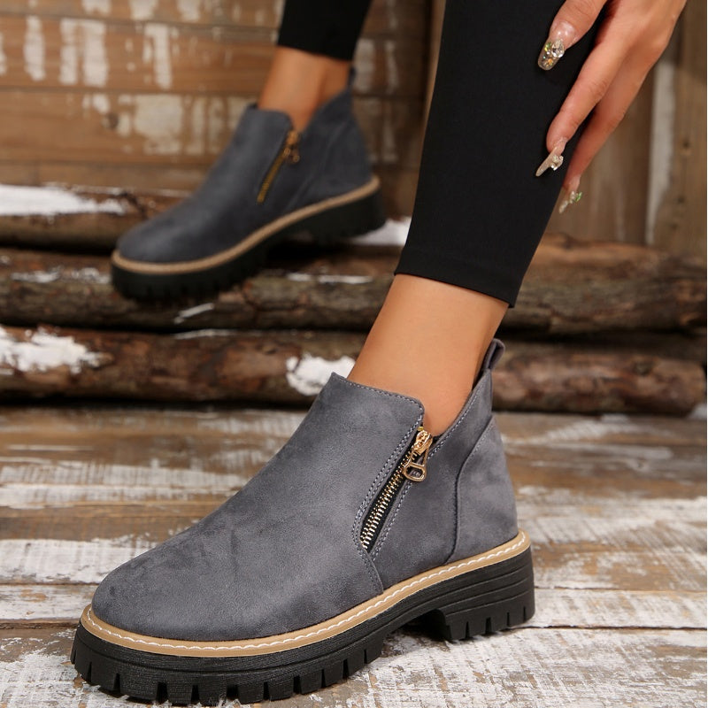 Amelia | Moderne und bequeme Plateau Stiefeletten