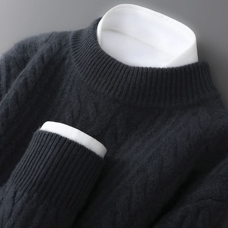 Bennett | Cashmere Sweater – Lichtgewicht met Kabelstructuur