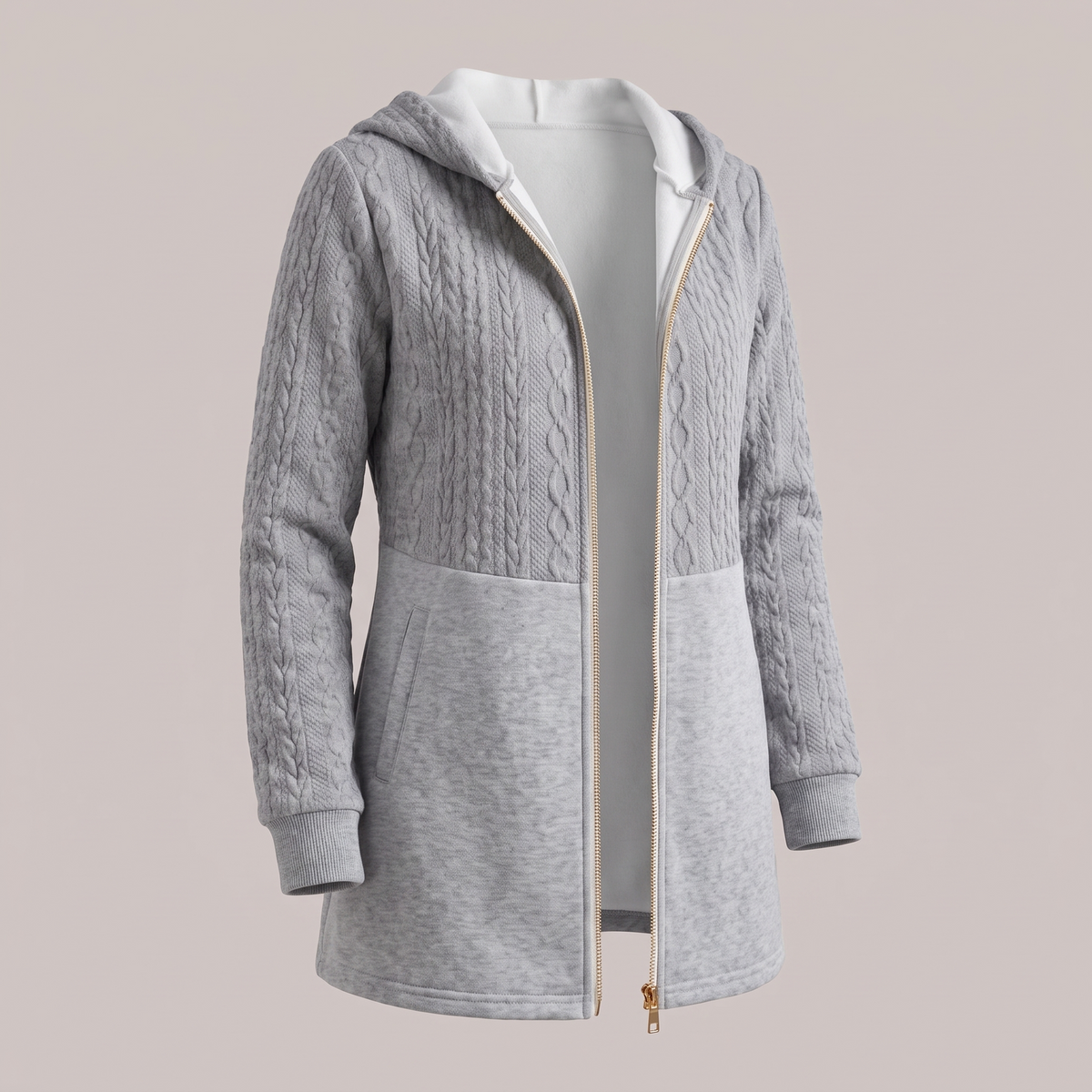 Cecily | Longline Knit Cardigan – Bequeme Mid-Length Form für Frauen