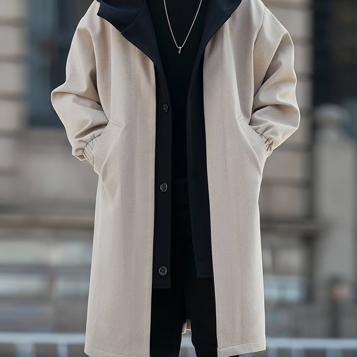 Harrison | Hooded Longline Coat – Zeitlose Eleganz für Jeden Tag