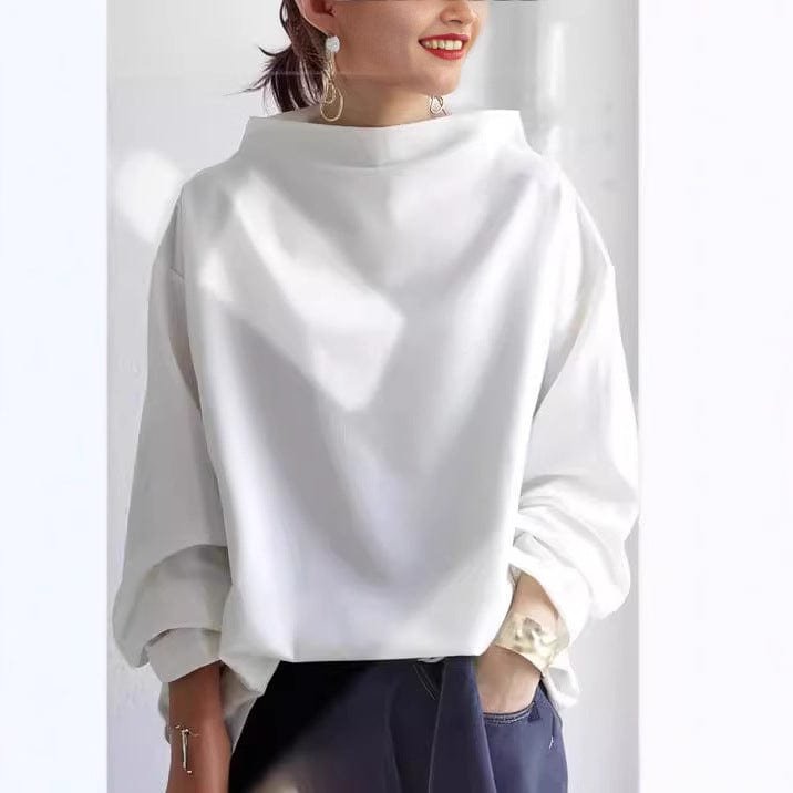 Elly | Hochkragen Stricktop für Damen – Eleganter Casual Style