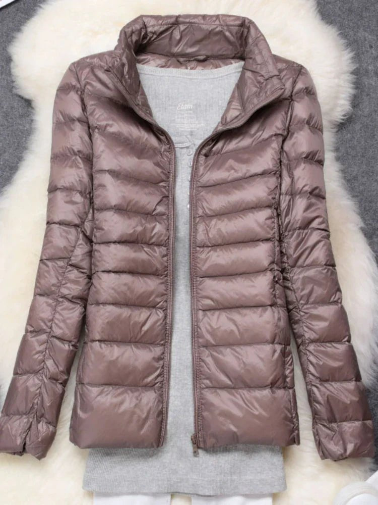 Kathrin | Ultralight Daunenjacke für Reisen und Alltag
