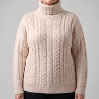 Isabella | Luxuriöser und Eleganter Damen Cashmere Rollkragenpullover