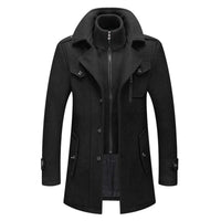 Max | Eleganter Slim-Fit-Wollmantel für den Winter