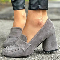 Daisy | Elegante and Moderne Damen Loafer Mit Blockabsatz