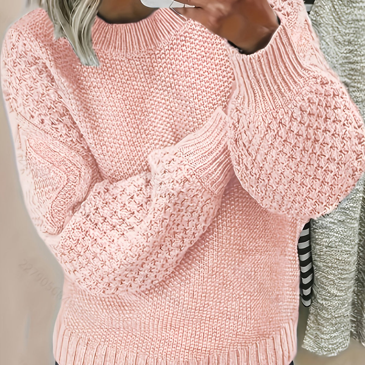 Bonnie | Lantern-Sleeve Sweater – Cozy Everyday Essential for Women