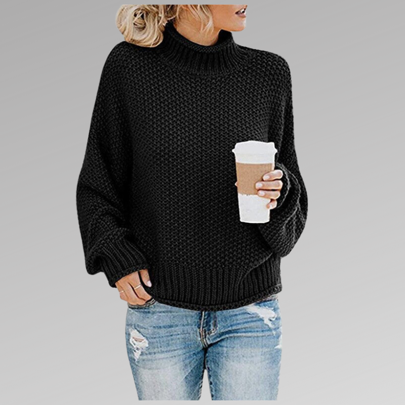 Leonie | Bequemer und lässiger Damen Strickpullover