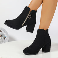Christin | Klassische und vielseitige Blockabsatz Stiefeletten