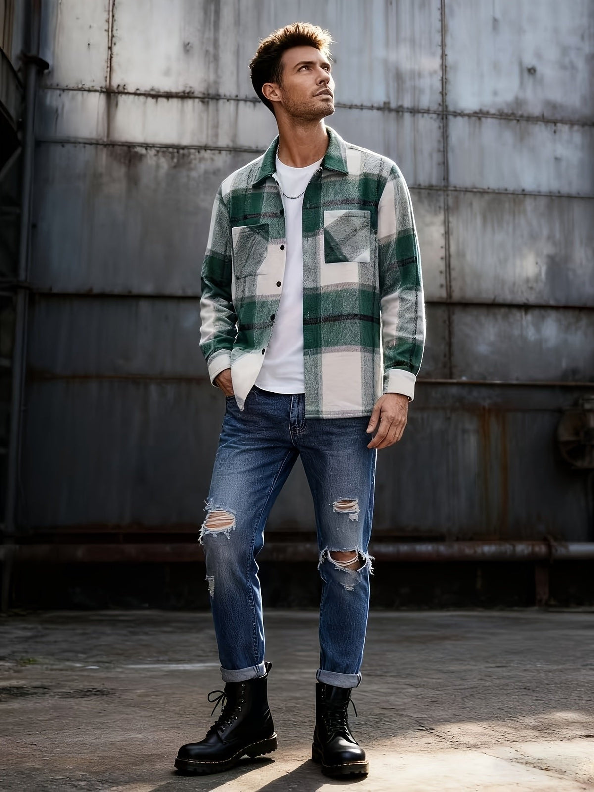 Corbin | Check Overshirt – Rugged Layering Style for Men