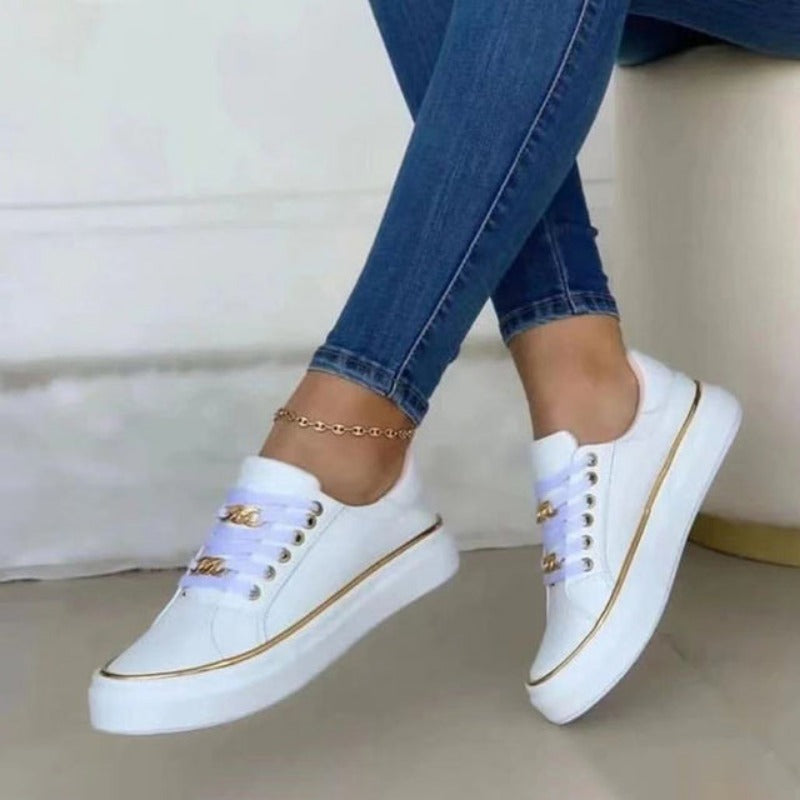 Nora | Bequeme und stützende Orthopädische Schnür Sneaker