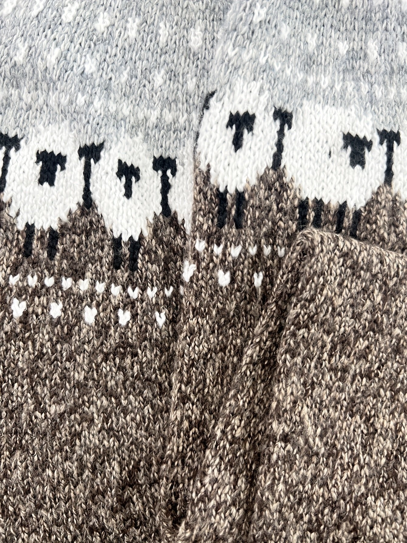 Helena | Gemütlicher und stilvoller Schafwolle Jacquard-Muster Strickpullover