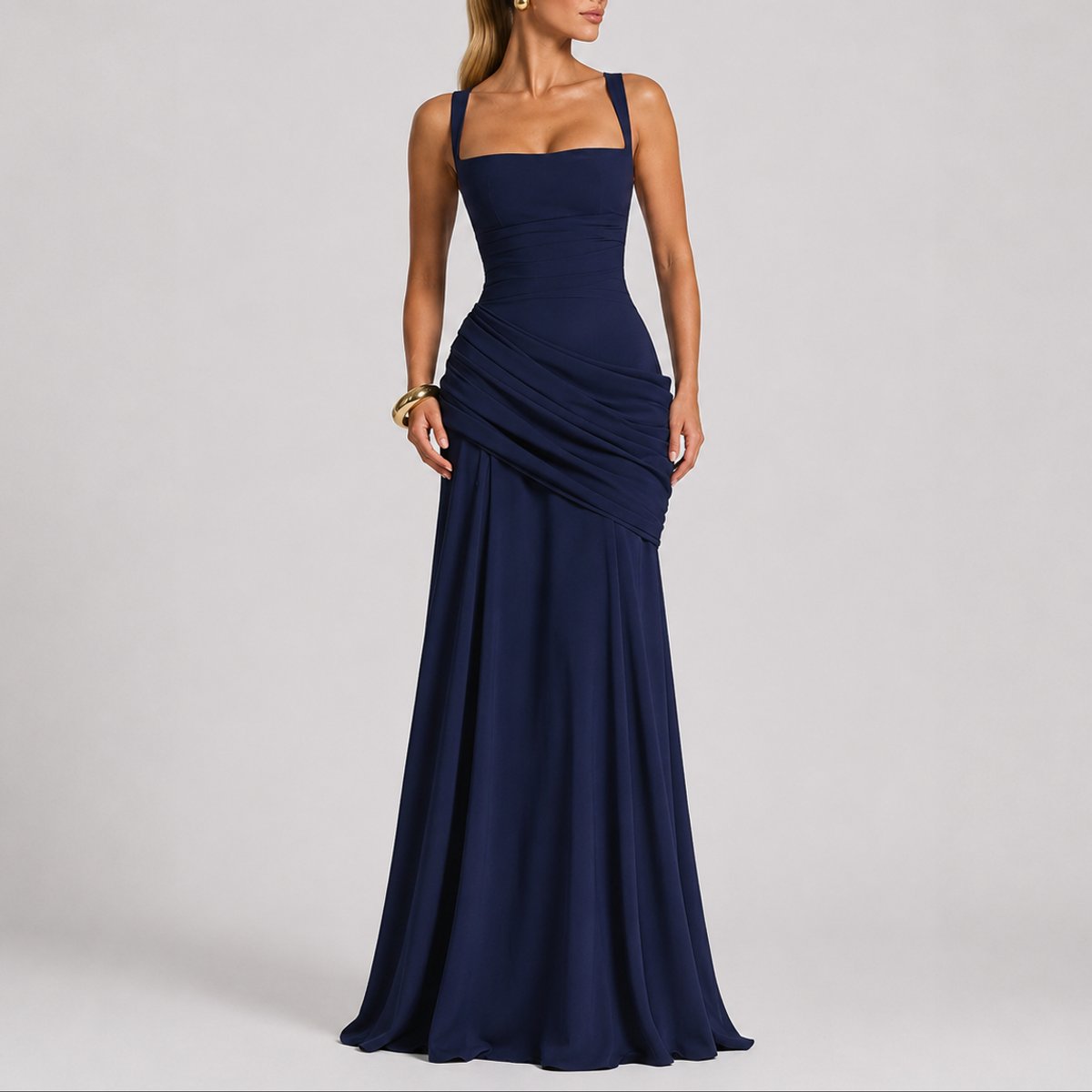 Elise | Leichtes und bequemes Herbsthochzeits Maxikleid