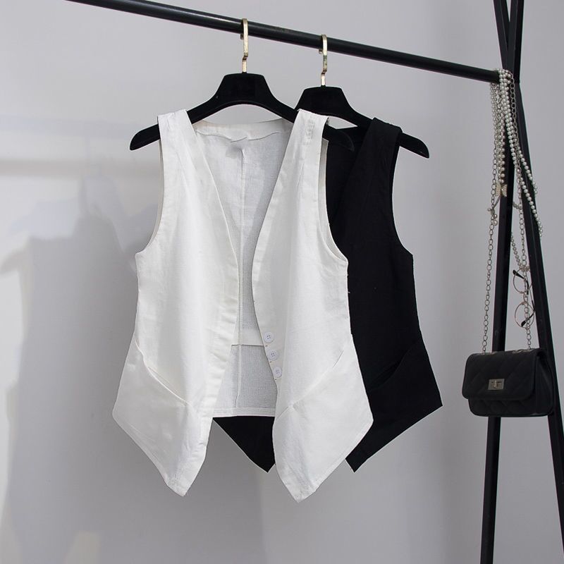 Amelia | Moderne und atmungsaktive Damen Leinenweste