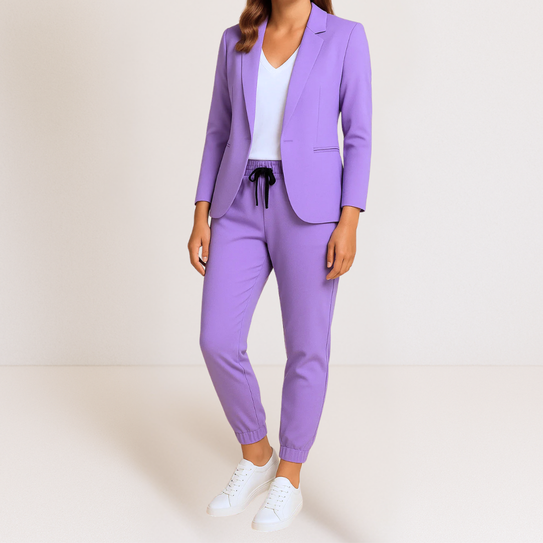 Livia | Modernes Damen Blazer und Jogger Set