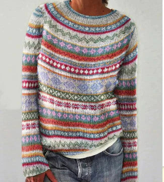Emma | Gemütlicher und bequemer Damen Strickpullover