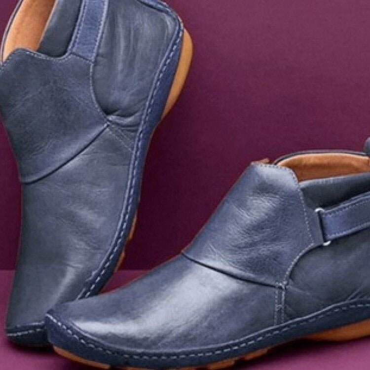 Emma | Bequeme und zeitlose Leder Stiefeletten
