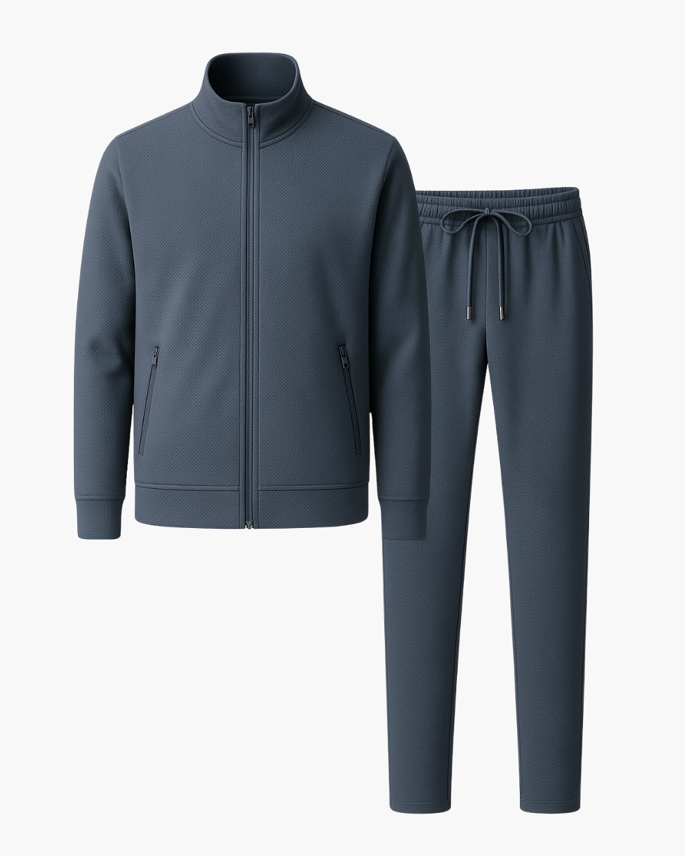 Schmal geschnittener Jogginganzug mit Reißverschlussjacke