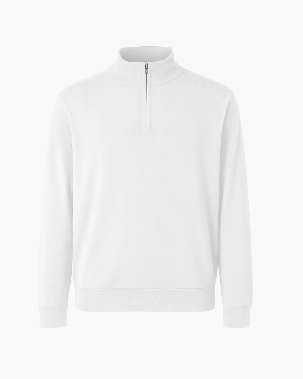 Regular Fit Sweatshirt mit Reißverschluss Half Zip